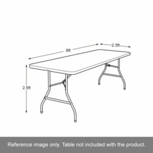 Fitted Table Throw (Custom Printed) - Image 2