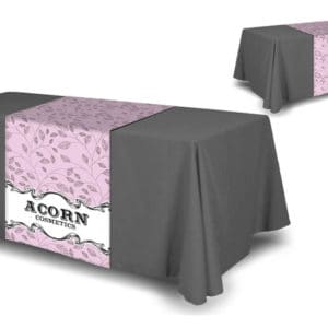 Custom printed table runner