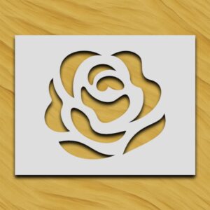 Custom Rose Stencil